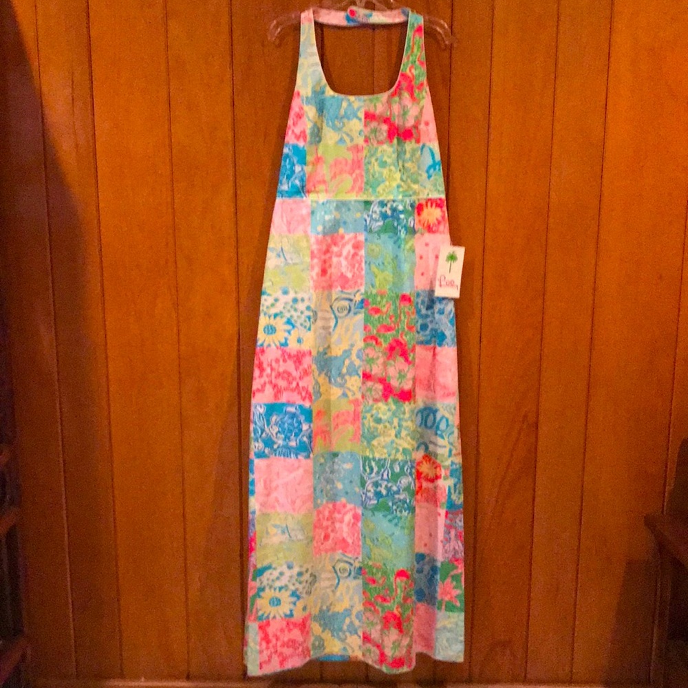 Lilly Pulitzer Palm Beach Halter Maxi Dress